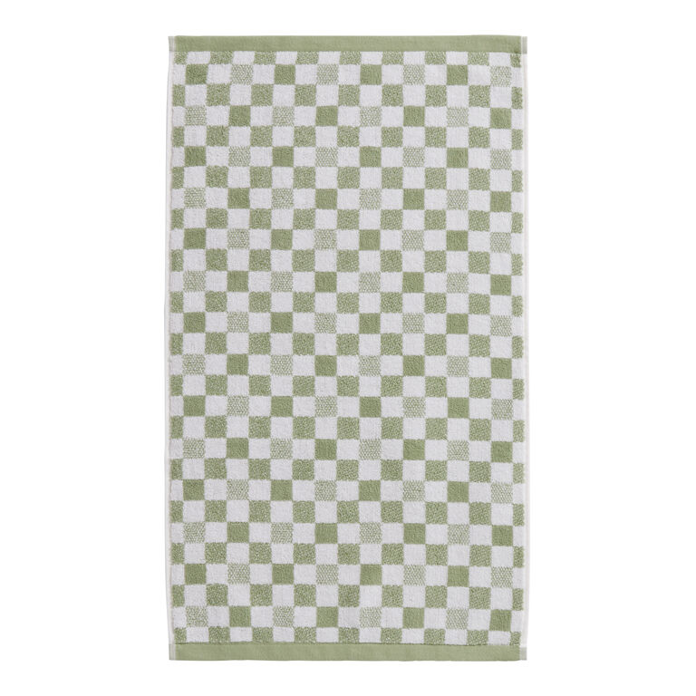 Asteria Checkered Terry Hand Towel image number 2