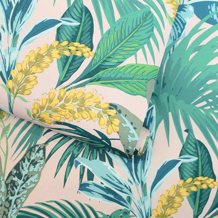 Gift Wrap Palm Trees Wrapping Paper Tropical Present 