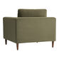 Camile Sage Green Velvet Upholstered Chair image number 3