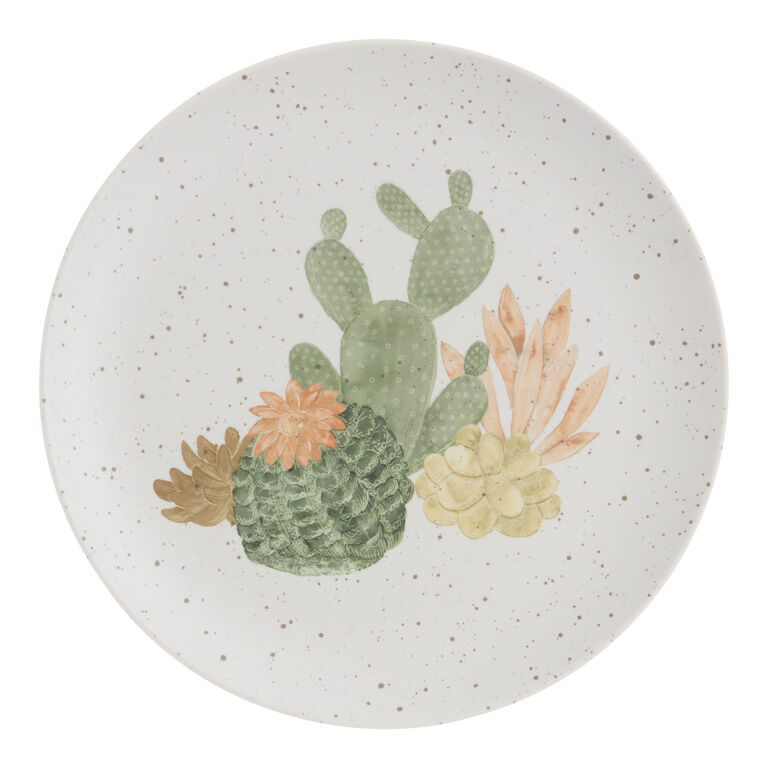 Desert Cactus Melamine Salad Plate - World Market