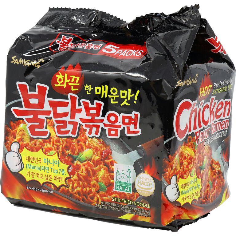 Samyang Hot Chicken Flavor Ramen (140gr) - A Chau Market