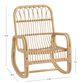 Lenco All Weather Wicker Outdoor Rocking Chair image number 5