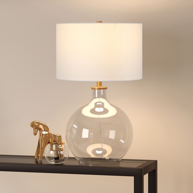 Beatrice Round Glass Table Lamp image number 3