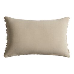 Rust and Ivory Kantha Diamond Lumbar Pillow by World Market