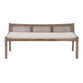 Abacos Rattan Cane Bench image number 2