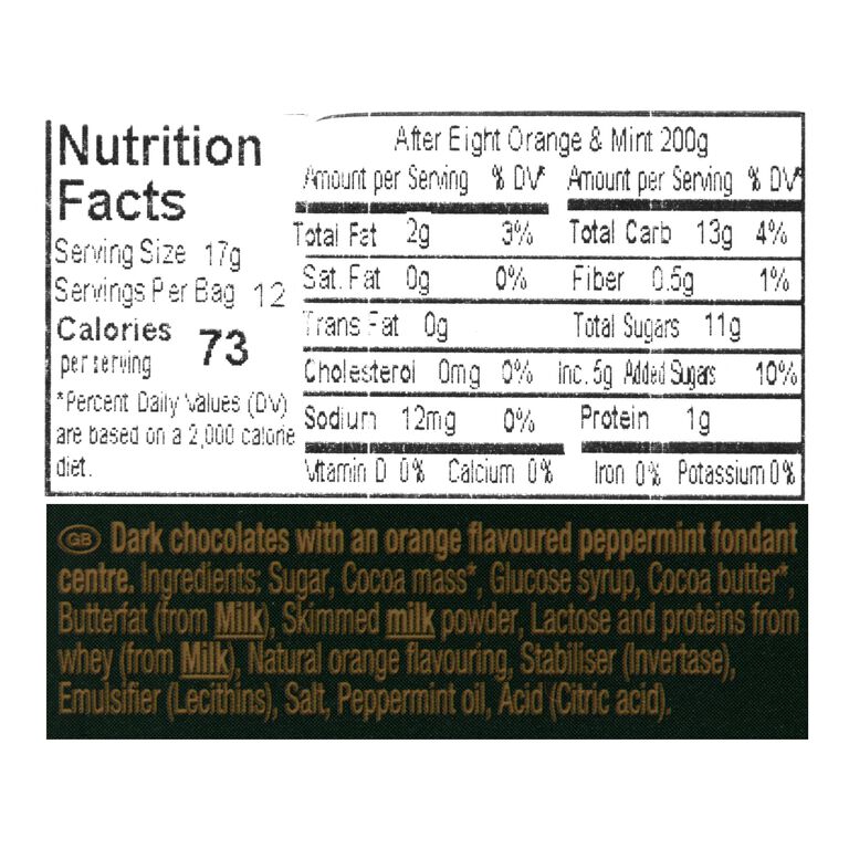  Nestle After Eight Mint Chocolate Thins, 7.05 Ounce (Pack of  6) : Candy And Chocolate Bars : Grocery & Gourmet Food