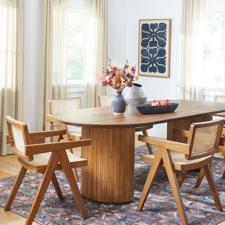 oblong dining room table