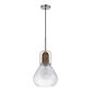 Marcel Wood And Blown Glass Pendant Lamp image number 0