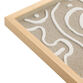 Abstract Taupe Textured Sandstone Framed Paper Wall Art image number 1