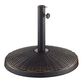 Round Antique Bronze Wicker Weave Patio Umbrella Stand image number 0