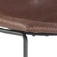 Jero Faux Leather Upholstered Counter Stool 2 Piece Set image number 3