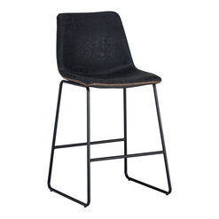 Jero Faux Leather Upholstered Counter Stool 2 Piece Set