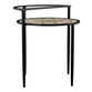 Lorengo Glass Top Outdoor End Table with Ceramic Shelf image number 2