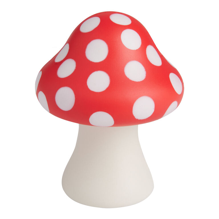 Red And White Foam Mushroom Stress Ball - World Market