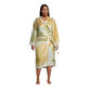 Indio Tan And Green Desert Abstract Robe image number 0