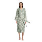 Mila Sage Green And Ivory Floral Robe