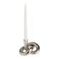 Silver Knot Taper Candle Holder image number 0