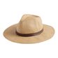 Sayulita Tan Straw Rancher Hat with Faux Leather Trim image number 0
