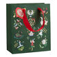 Small Green 12 Days Of Christmas Holiday Gift Bag image number 0