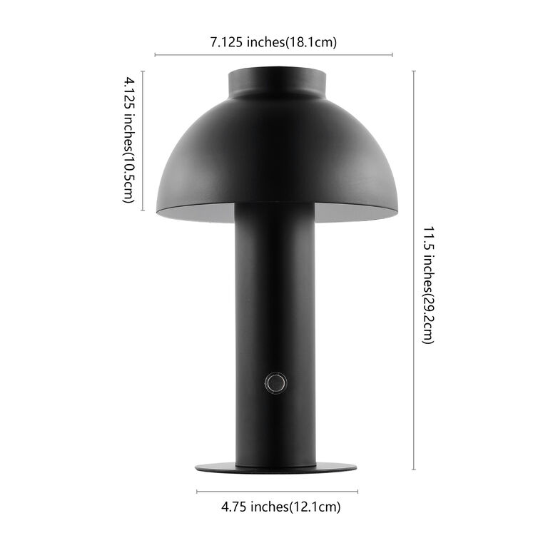Gabriel Metal Rechargeable LED Table Lamp with Dimmer image number 5