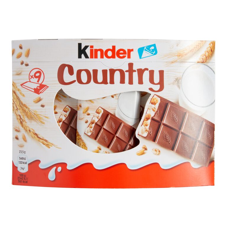 Kinder Country Chocolate Bar with Cereals by Ferrero Compagny on White  Background Editorial Photography - Image of business, cocoa: 171669947