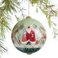 Li Bien Folkloric Santa 2023 Glass Ball Ornament image number 0