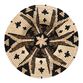All Across Africa Black and Natural Woven Disc Wall Decor image number 0