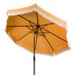 9 Ft Tilting Patio Umbrella with Fringe image number 2