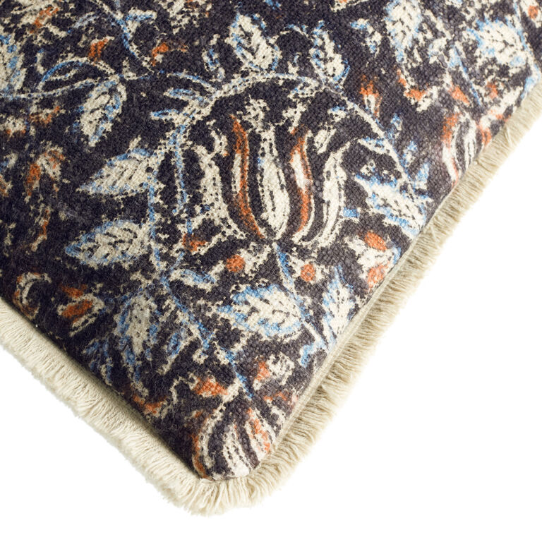 Floral Jaipur Block Printed Chair Cushion by World Market