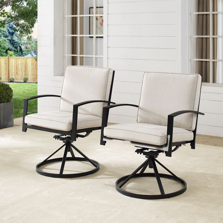 Outdoor Dining Chair Wide Seat Cushion - Set of 2
