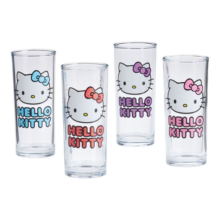 Hello Kitty Pink Plastic Mini Cups 2 oz. Set of 20 Cold Bev NEW! Free  Shipping!