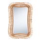 Coiled Rattan Wall Mirror image number 0