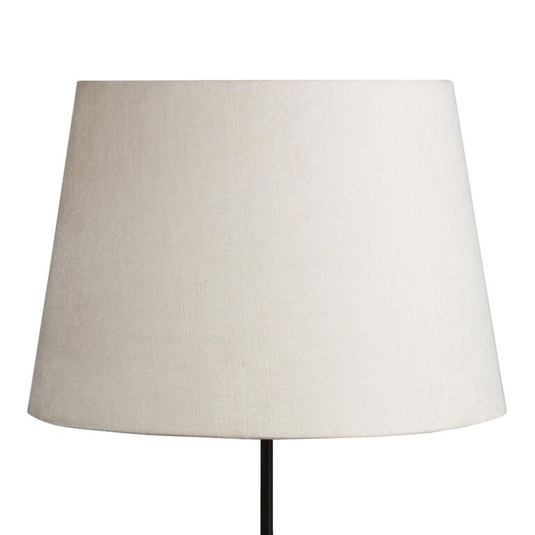 Ivory Velvet Table Lamp Shade - World Market
