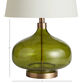 Halsey Green Glass Teardrop Table Lamp Base image number 4
