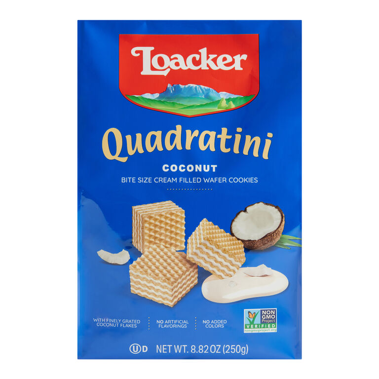 Loacker Quadratini Coconut Wafers image number 1