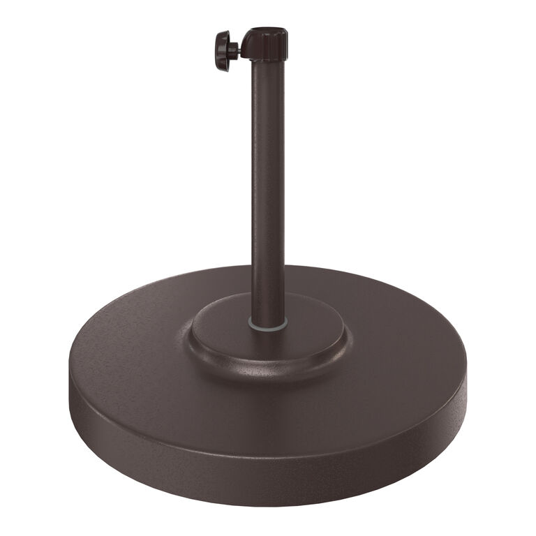 Round Steel and Concrete Patio Umbrella Stand image number 1