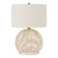 Marta Natural Open Weave Rattan Table Lamp image number 1