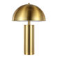 Toby Gold Metal Dome Column Table Lamp image number 0