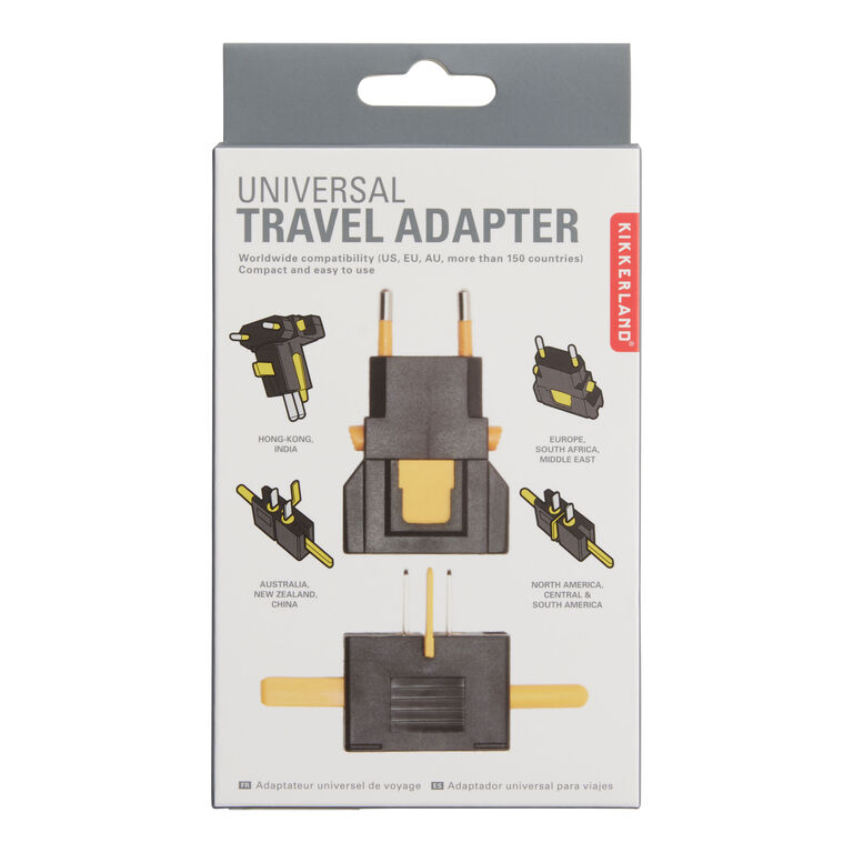 universal travel adapter kikkerland