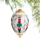 Li Bien Cracking Christmas 2023 Glass Teardrop Ornament image number 0