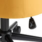 Analise Golden Yellow Velvet Upholstered Office Chair image number 3