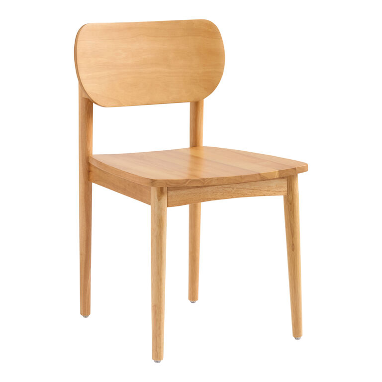 Wrenley Wood Split Back Scandi Dining Chair Set of 2 image number 1