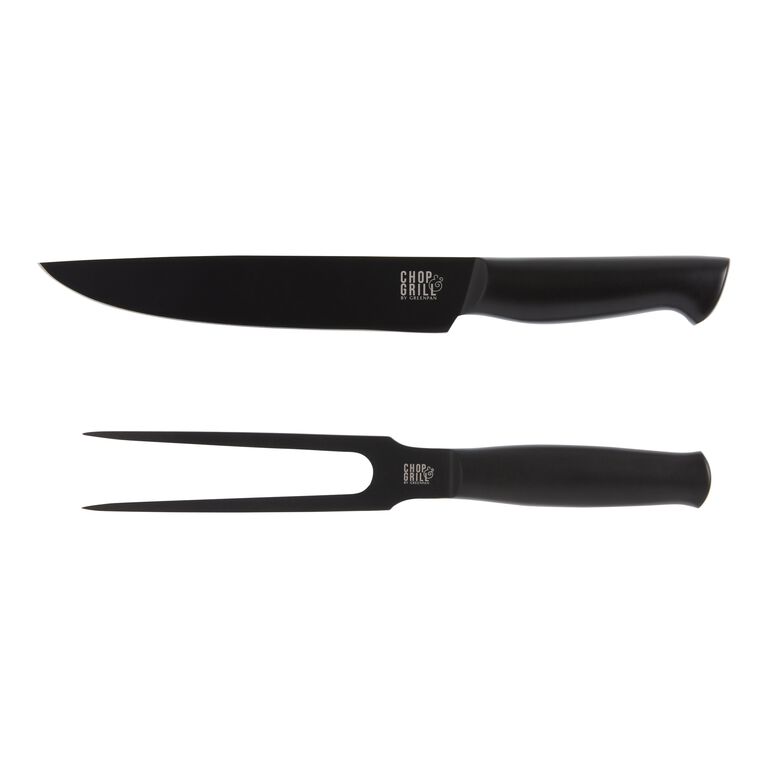 GreenPan Chop & Grill Carving Knife Fork Set - World Market