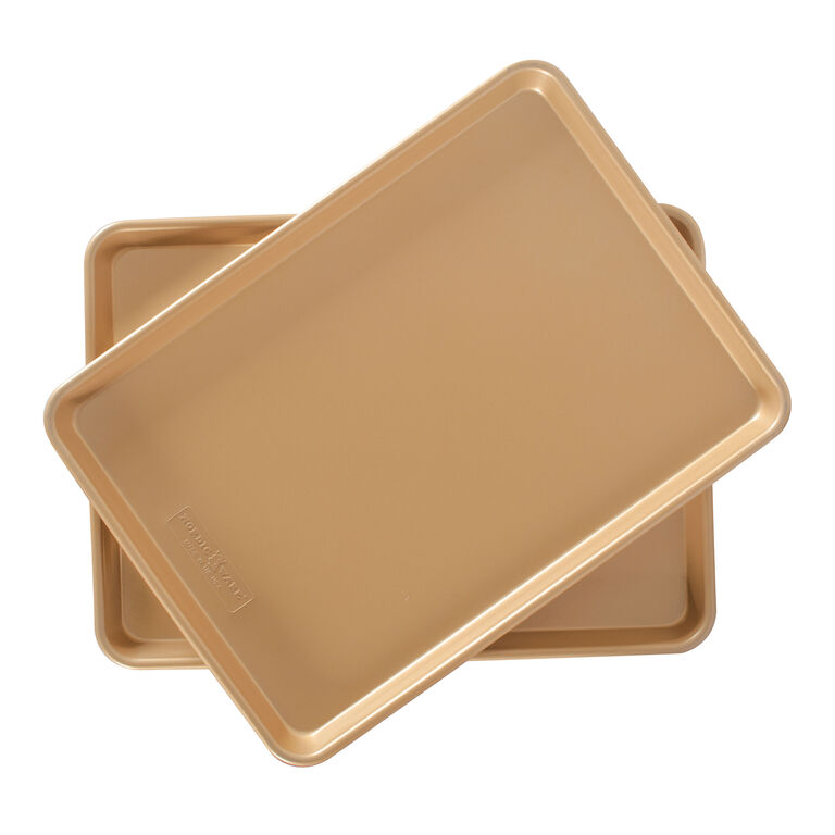 Nordic Ware Naturals Gold Nonstick Half Sheet Pan 2 Pack by World Market