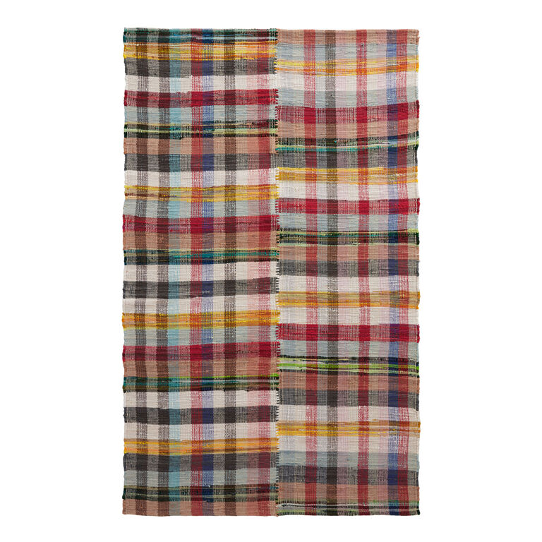Classic Cotton Shirt - Party Plaid IVORY/RED POP