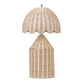 Willa Rattan Scallop Table Lamp image number 0