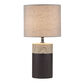 Ollie Two Tone Ceramic Cylinder Table Lamp image number 2