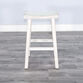 Sunny Mahogany Wood Saddle Seat Backless Barstool 2 Piece Set image number 1