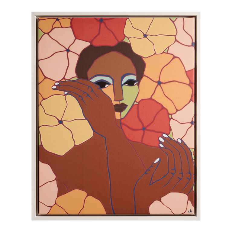Woman By Cortney Herron Framed Canvas Wall Art image number 1