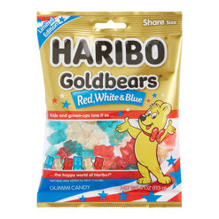 Haribo Limited Edition Red White And Blue Gold Bears